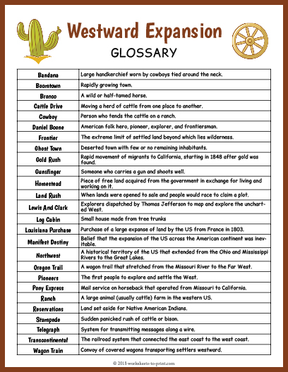 Printable Science Glossary Grade 5